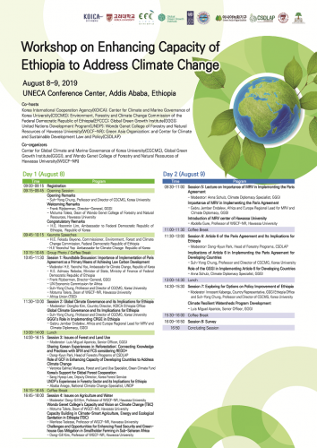 Workshop on Enhancing Capacity of Ethiopia to Address Climate Change