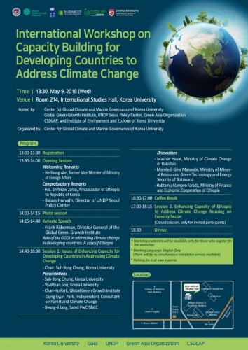International Workshop on Capacity Building for Developing Countries to Address Climate Change